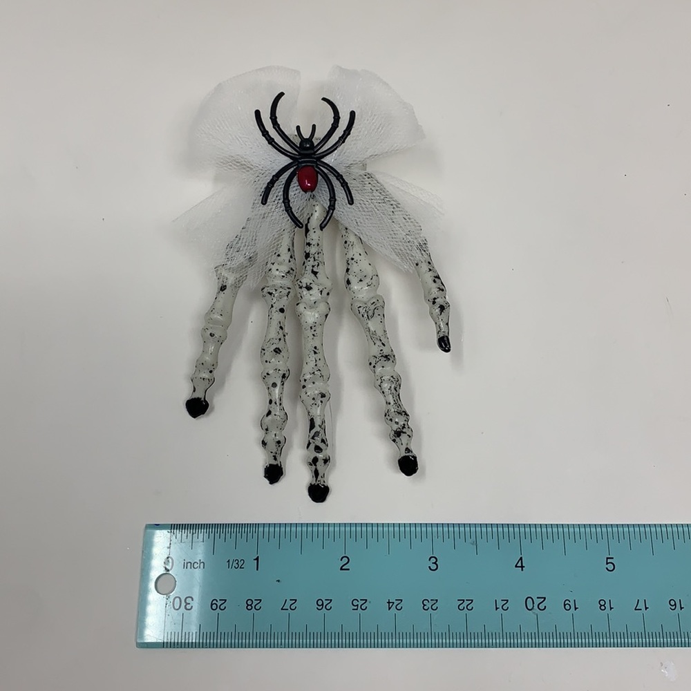 Skeleton 🕷hand hair clip Halloween Day of Dead - Picture 8 of 10